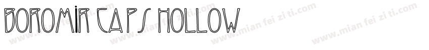 Boromir Caps Hollow字体转换